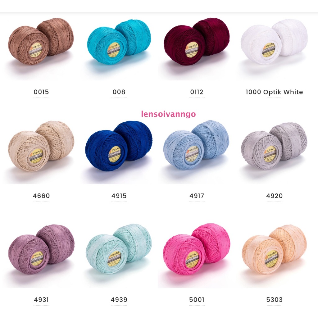 Sợi YarnArt Canarias 0.5mm (cuộn 20gr) (26326)