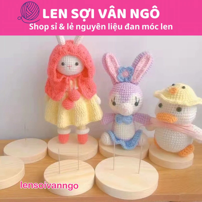 Đế gỗ giữ thú bông (5cm) (26085)