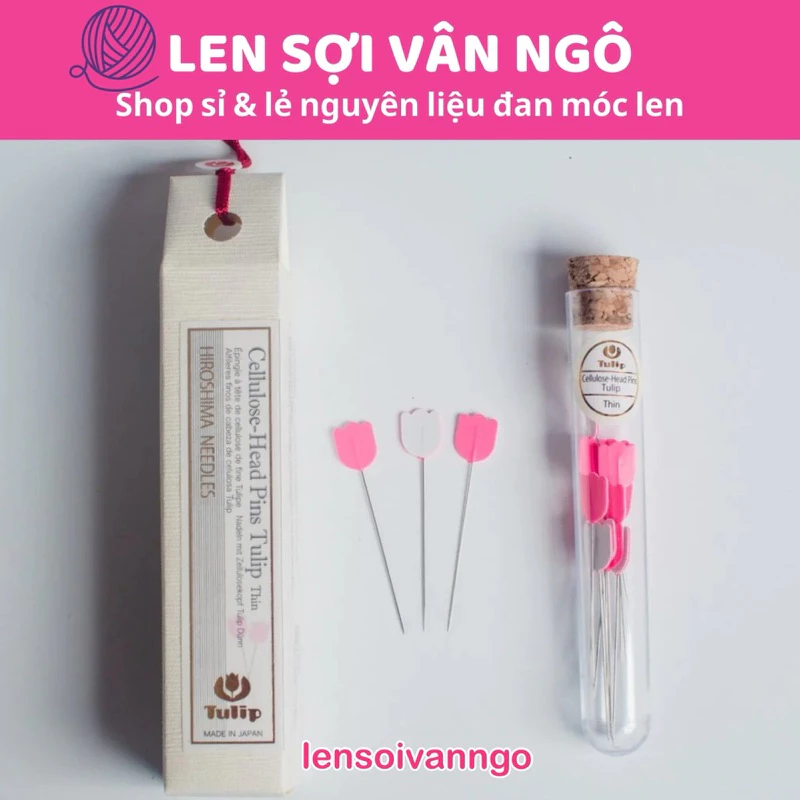 Set kim định vị Tulip có kèm ống đựng kim (26230)