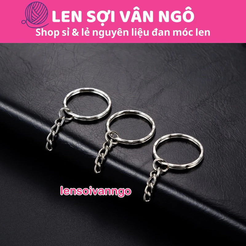 Combo 100 cái móc khoá kim loại