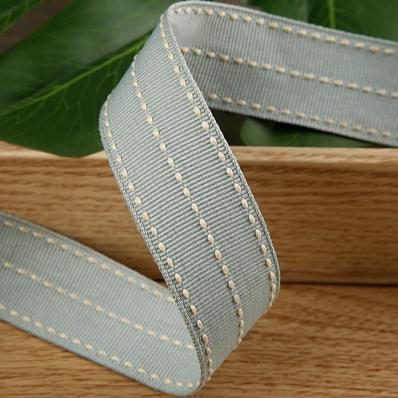 5 mét Ruy băng gân sọc giữa bản 2.5cm (26119)