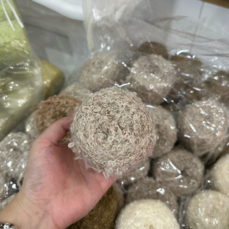 Len xù làm tóc cho búp bê (cuộn 50gr) (26298)