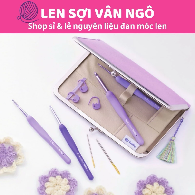 Bộ kim móc Tulip Etimo Murasaki chính hãng (26211)