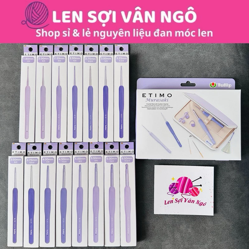 Kim móc Nhật Tulip Etimo Murasaki màu tím chính hãng (26200)