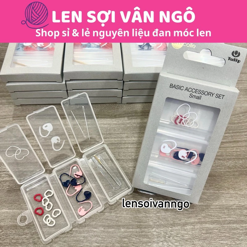 Set đánh dấu + kim khâu Tulip kèm hộp đựng (26232)