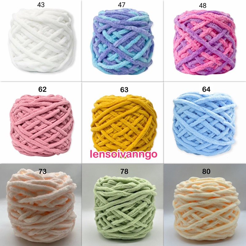 Len Nhung đũa MÀU LOANG (cuộn 90gr) (26307)