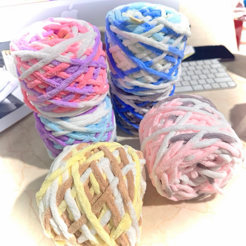 Len Nhung đũa MÀU LOANG (cuộn 90gr) (26307)