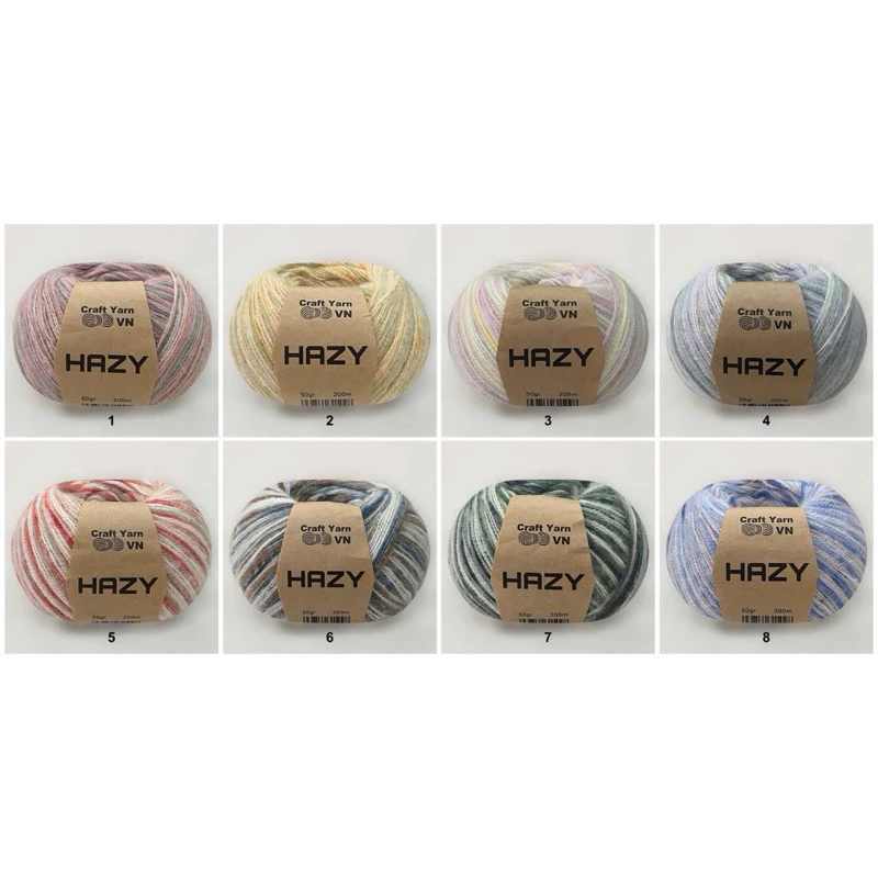 Len HAZY Craftyarn VN (cuộn 50gr) (26334)