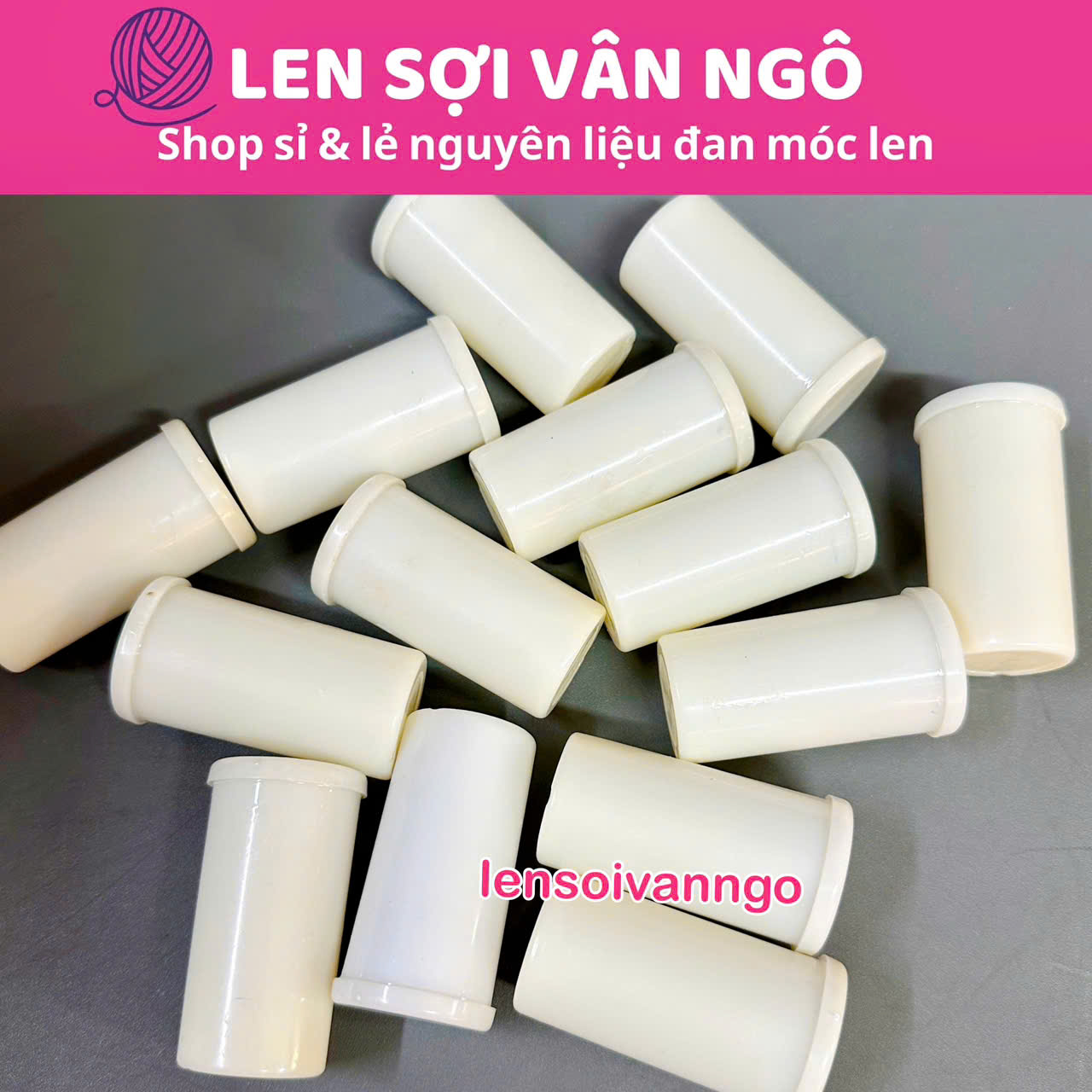 Combo 2 cái Lục lạc hình trụ để nhồi thú bông kt 54x29mm (26063)