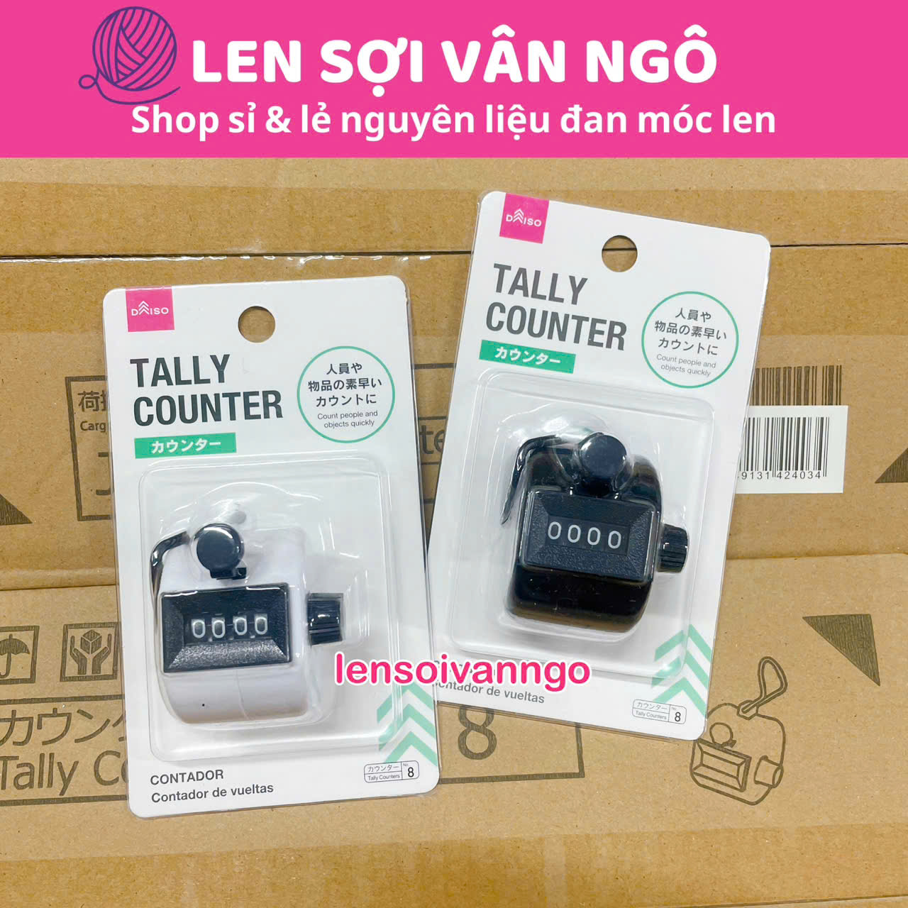 Dụng cụ đếm vòng cơ DAISO nội địa Nhật (26038)