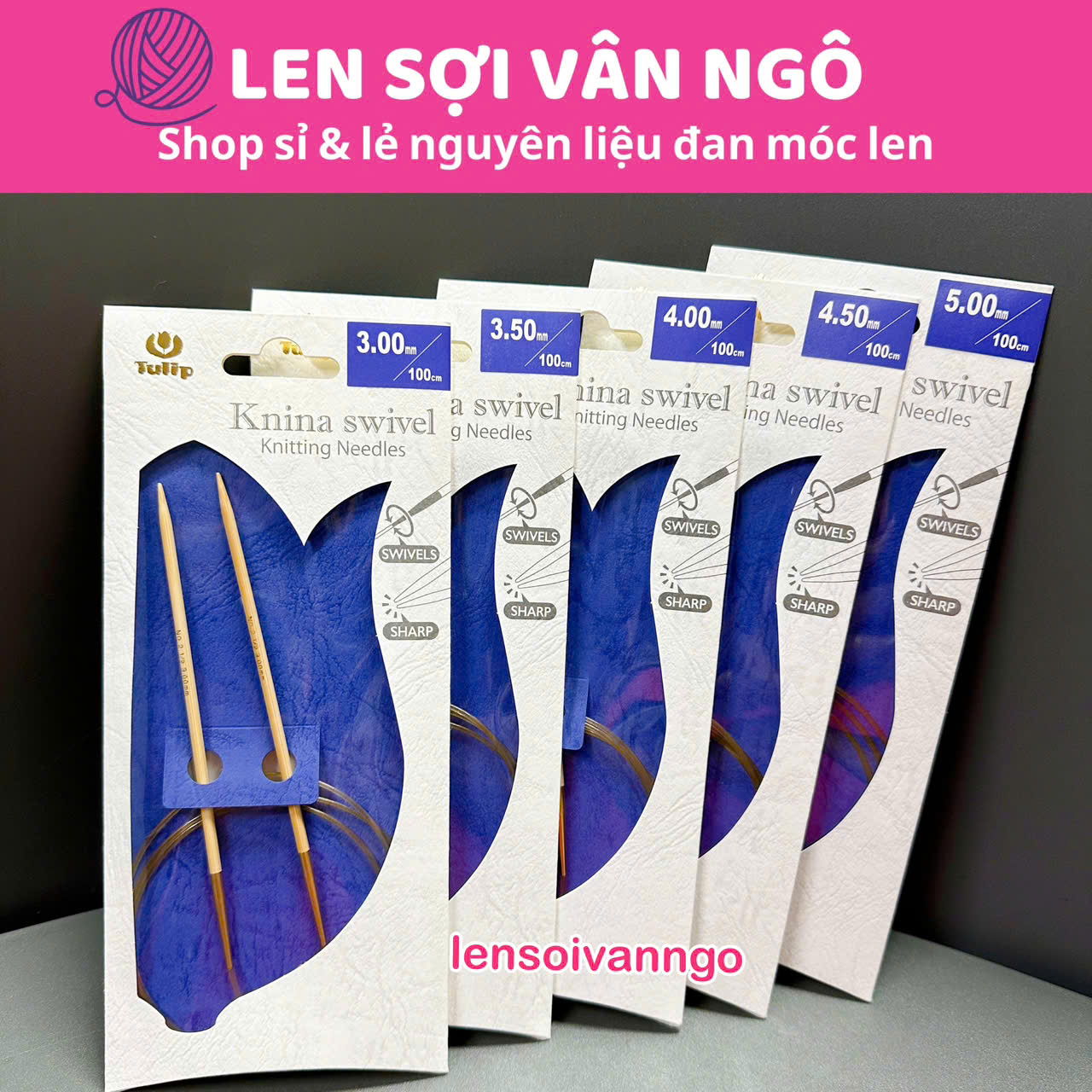 Kim đan vòng tulip (vòng 100cm) (26208)