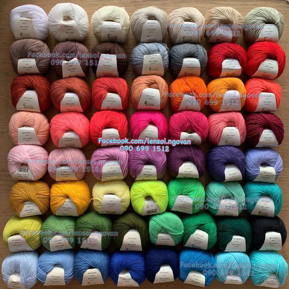 Len Gazzal Baby Cotton (cuộn 50gr) (26310)