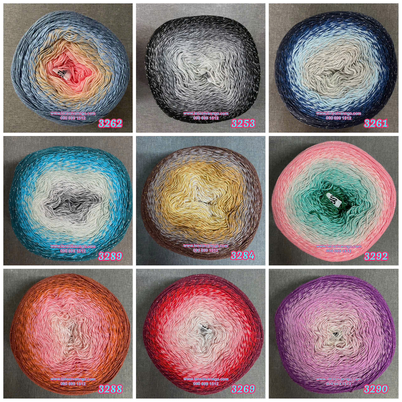 Sợi YarnArt Flowers Moonlight (cuộn 260gr) (26329)