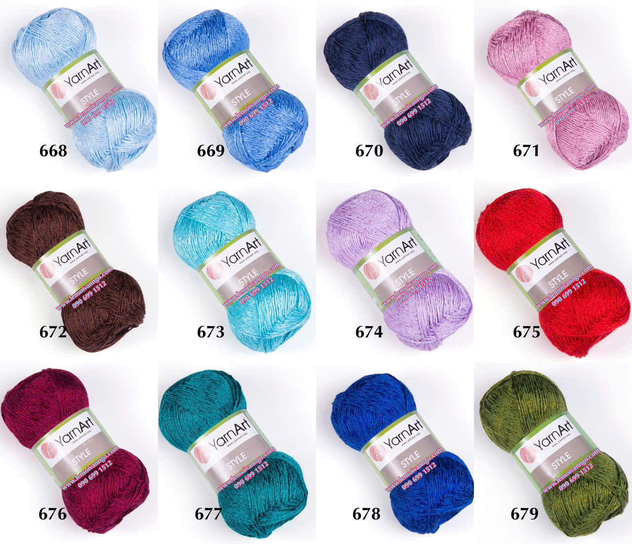 Sợi hè YarnArt STYLE (cuộn 50gr) (26325)