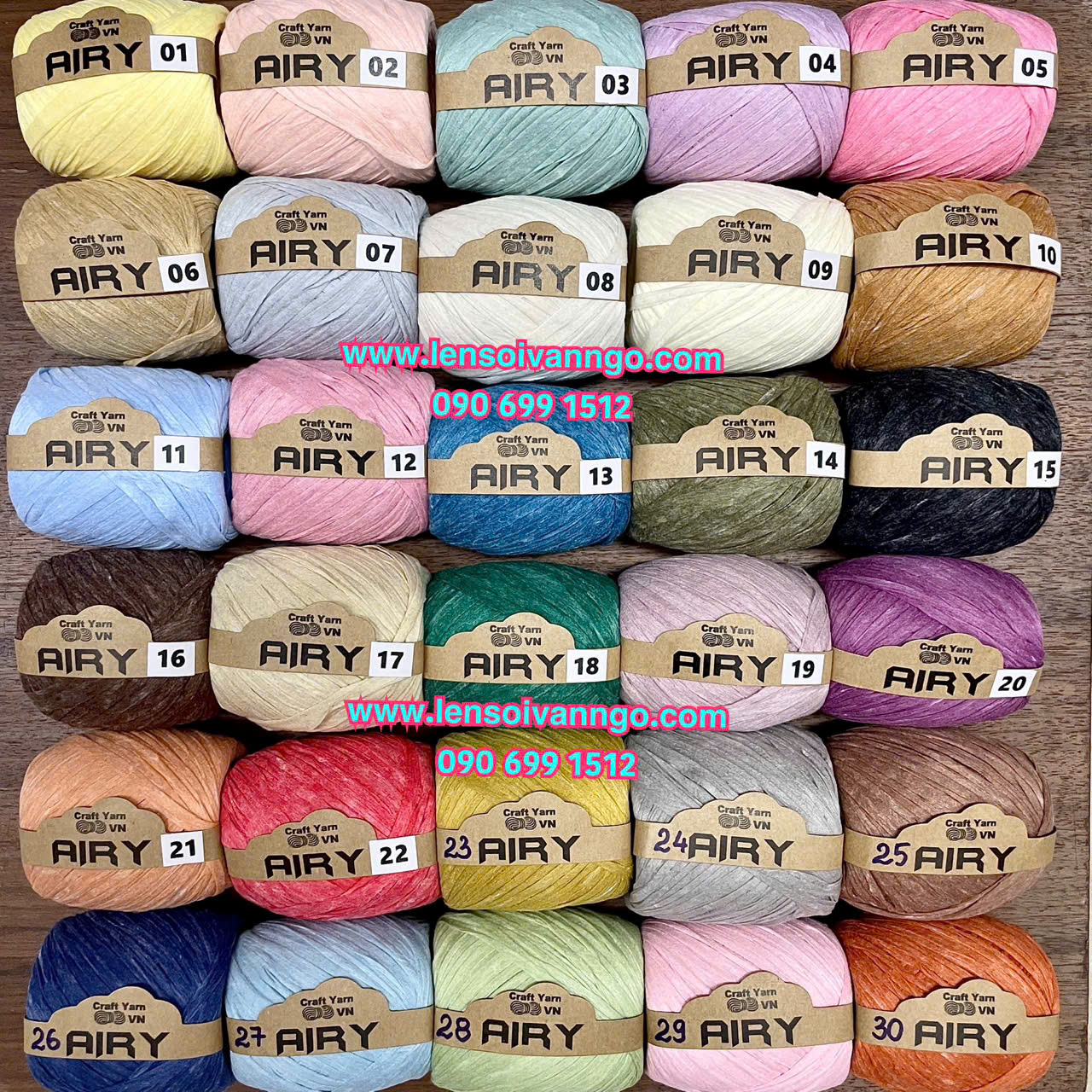 Sợi Airy móc túi/mũ (cuộn 45gr) (26269)