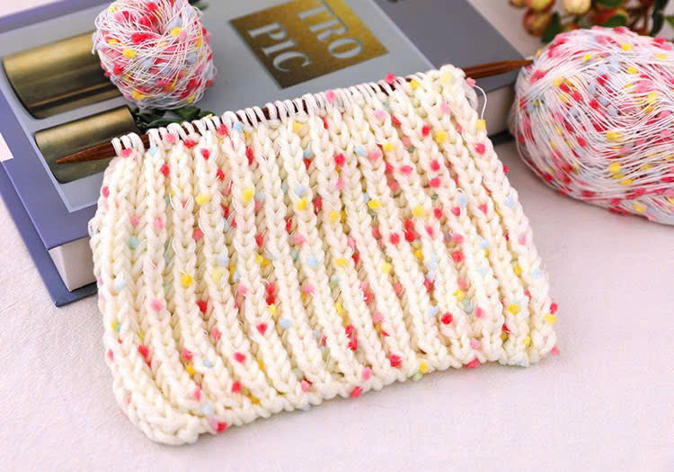 Len pompom (cuộn 50gr) (26289)