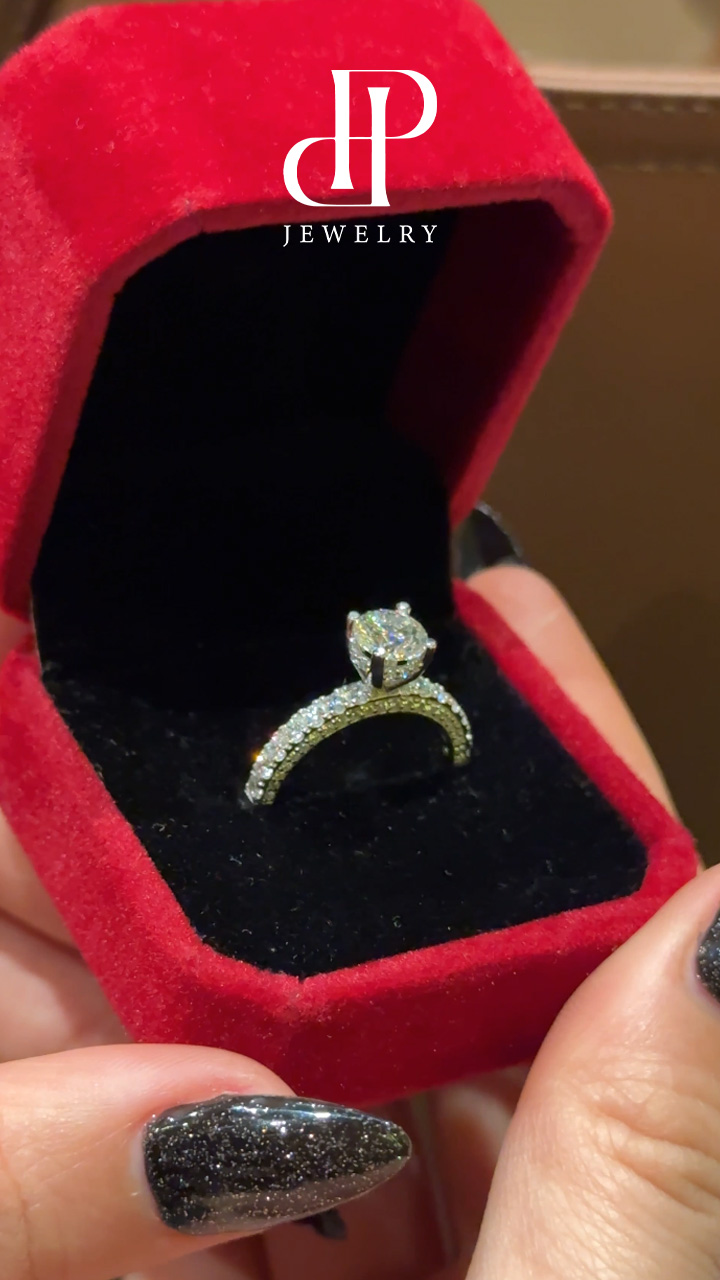 NHẪN NỮ FULL MOISSANITE 6.3 LY – TỎA SÁNG VẺ ĐẸP THANH LỊCH