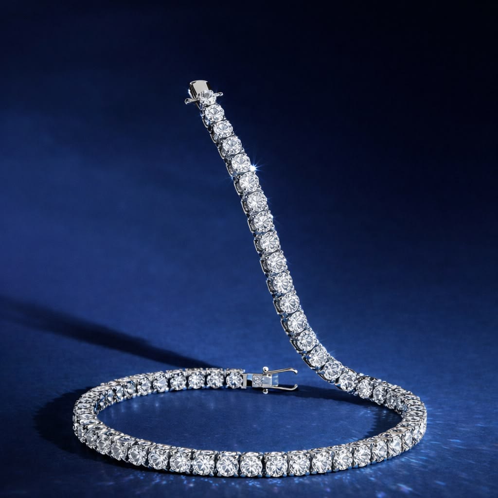 HPJ Tennis Signature — 4mm - “Độ sáng cân bằng giữa tinh tế và nổi bật.”