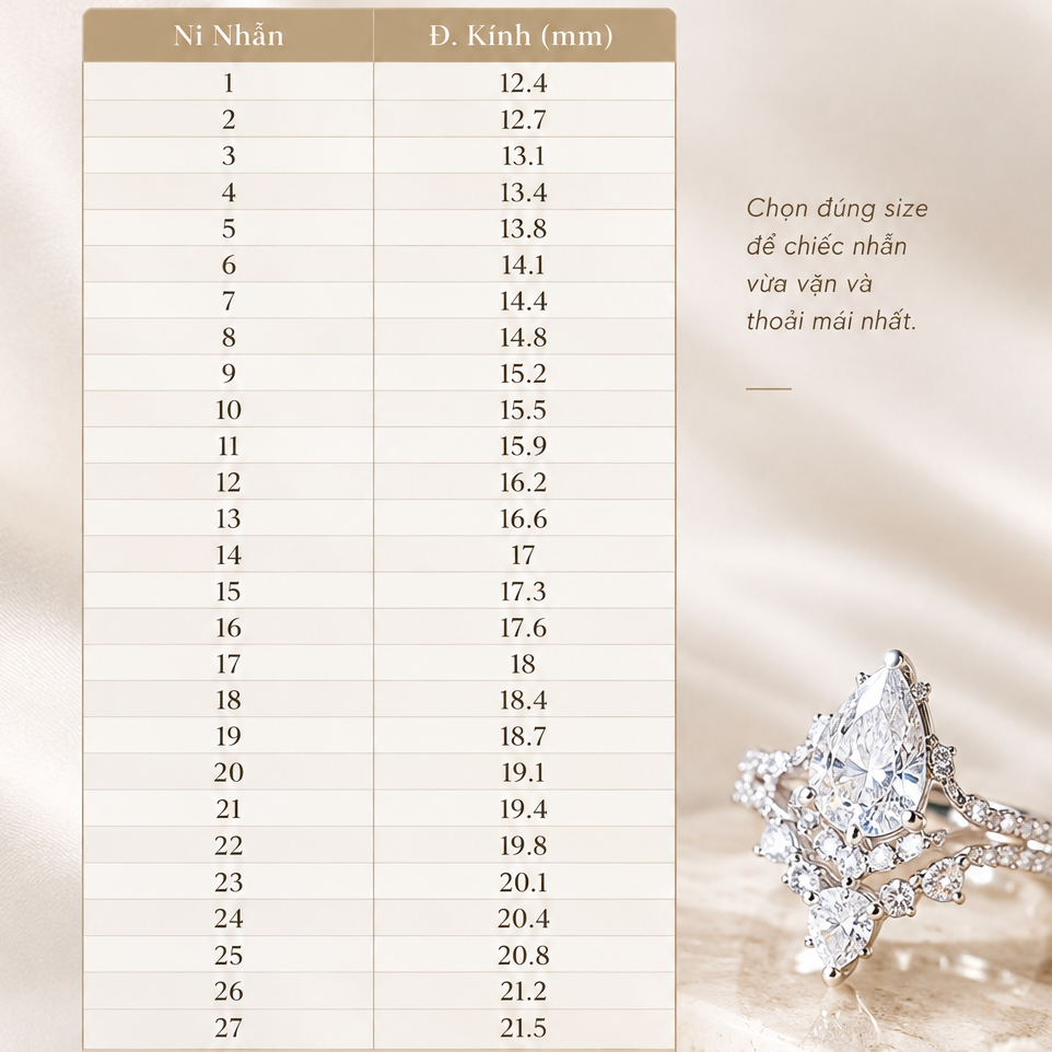 HPJ HOA 4 CÁNH FULL MOISSANITE - SRE043