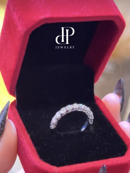 HPJ ÁNH SAO - FULL MOISSANITE 3 li Thanh Lịch, Nhẹ Nhàng SRI 132