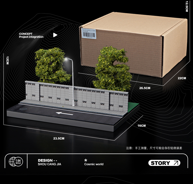 Mô hình Diorama 1:64 Góc Phố - Góc Đường GRE911DIO-32