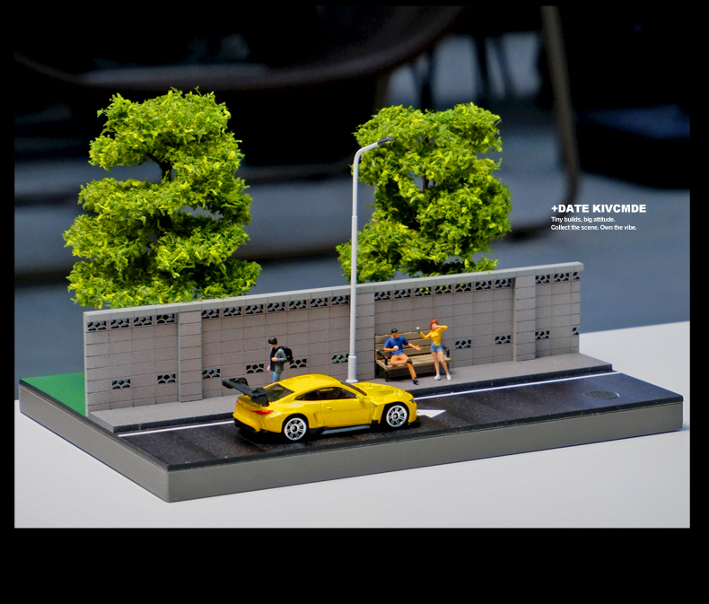 Mô hình Diorama 1:64 Góc Phố - Góc Đường GRE911DIO-32