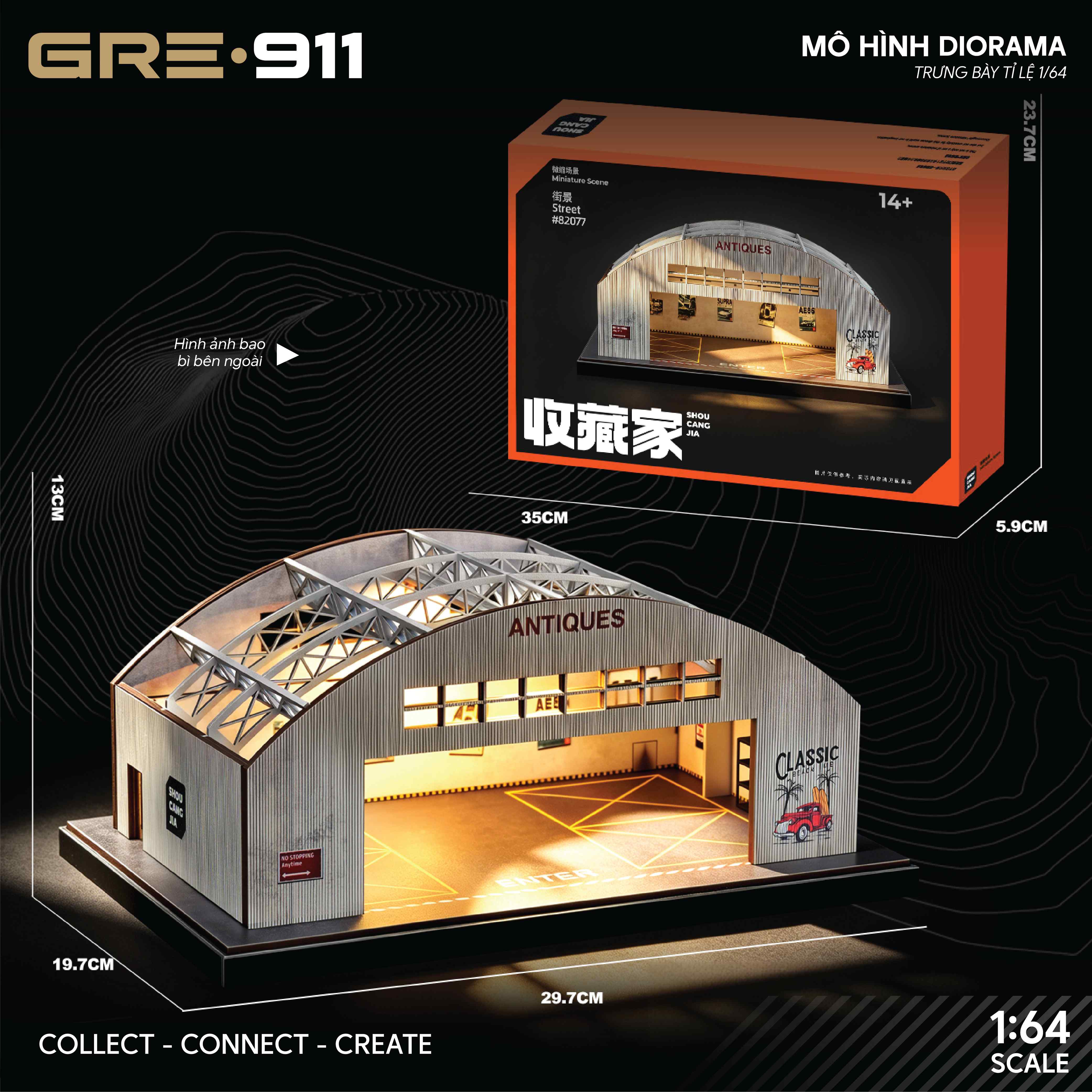 Mô Hình Diorama nhà xưởng công nghiệp GRE911DIO-77