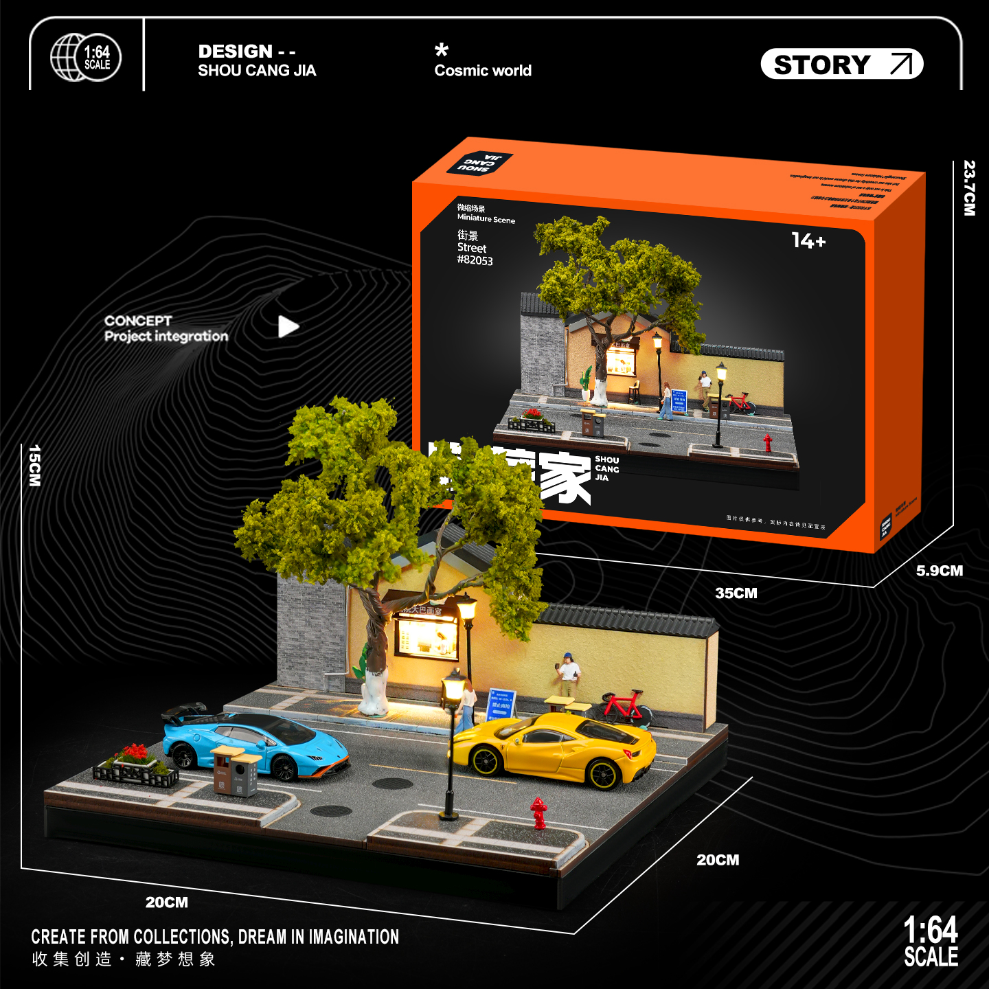 Mô hình studio nghệ thuật phong cách Nanjing - Kèm Figs Sẵn