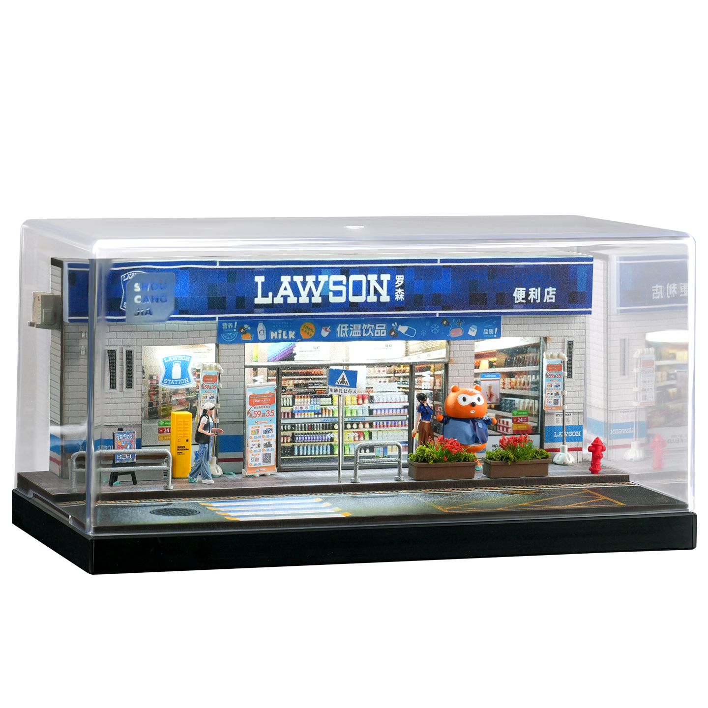 Diorama 1:64 Lawson Convenience Store Scene Phiên bản có Hộp Mica