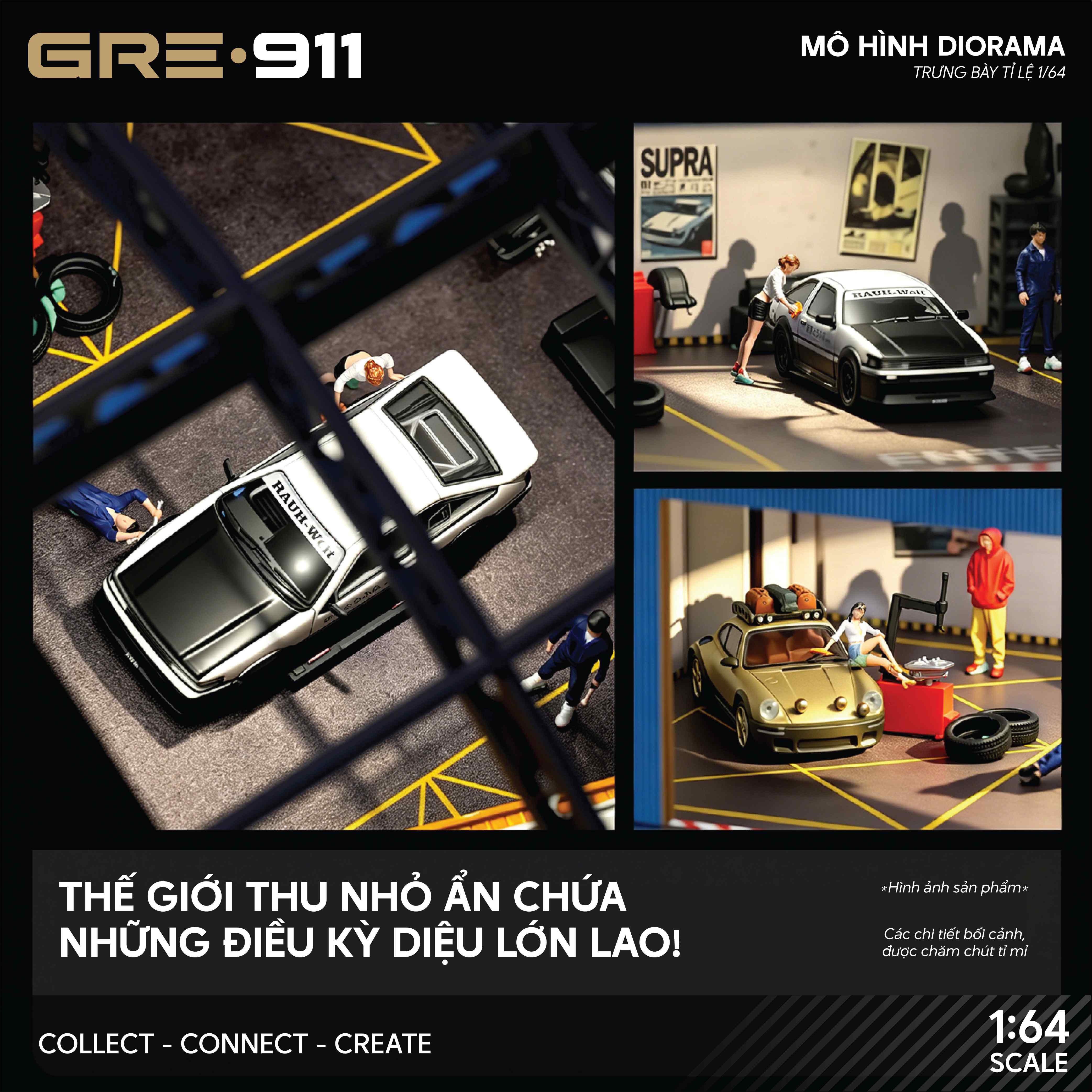 Mô Hình Diorama nhà xưởng công nghiệp GRE911DIO-77
