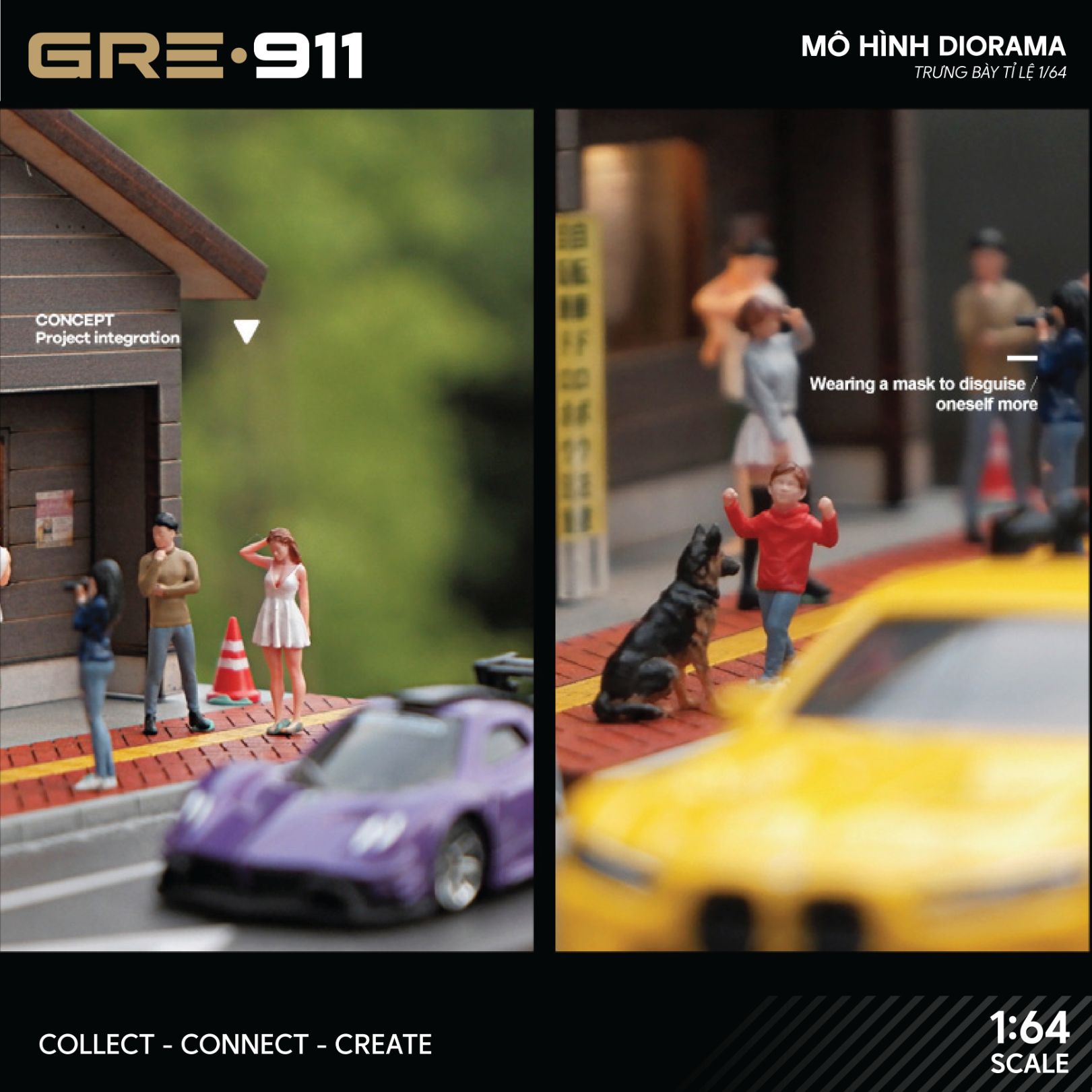 Mô hình ga tàu phong cách Nhật Bản GRE911DIO-27