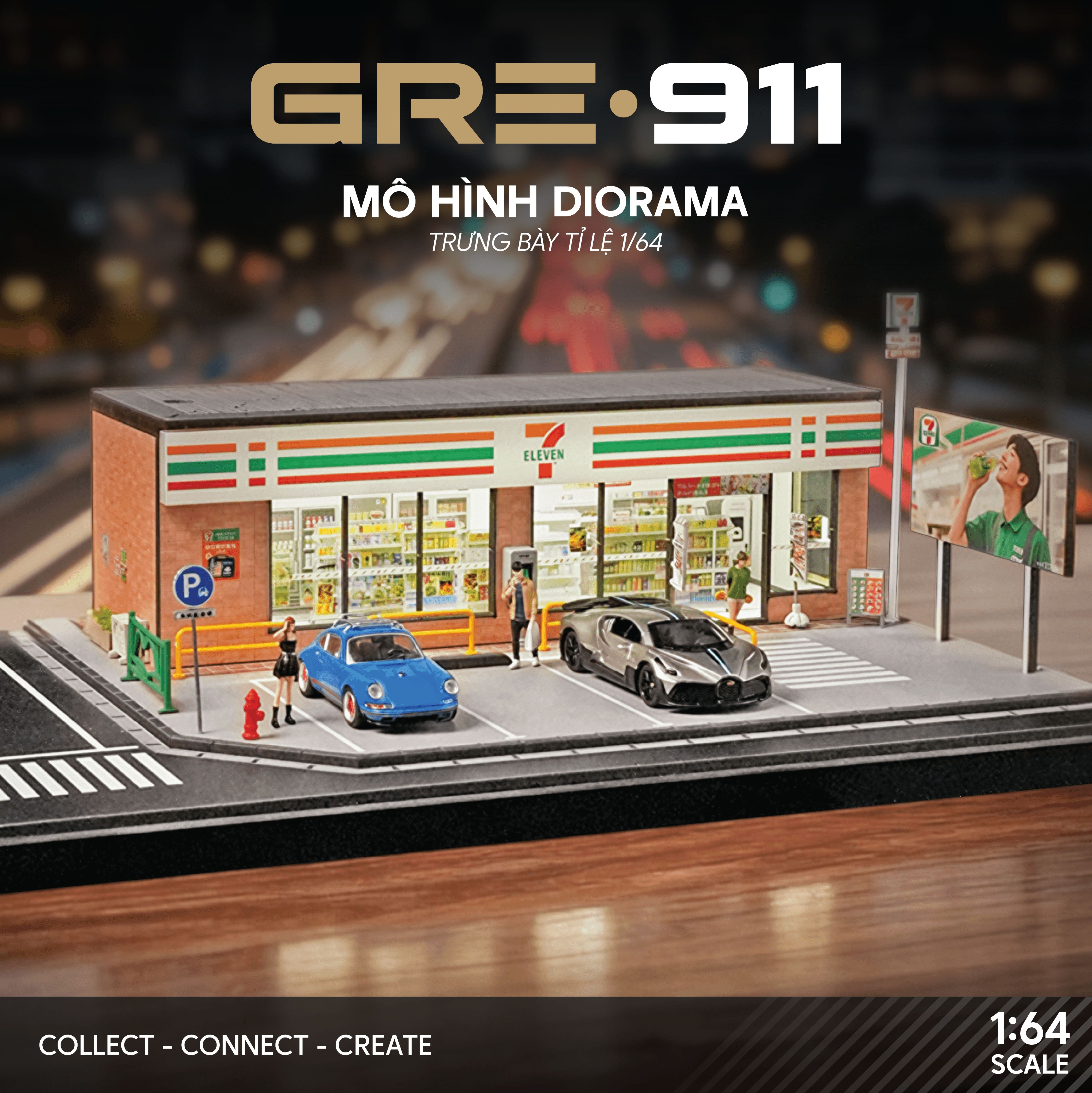Mô hình Diorama Cửa hàng tiện lợi 7Eleven