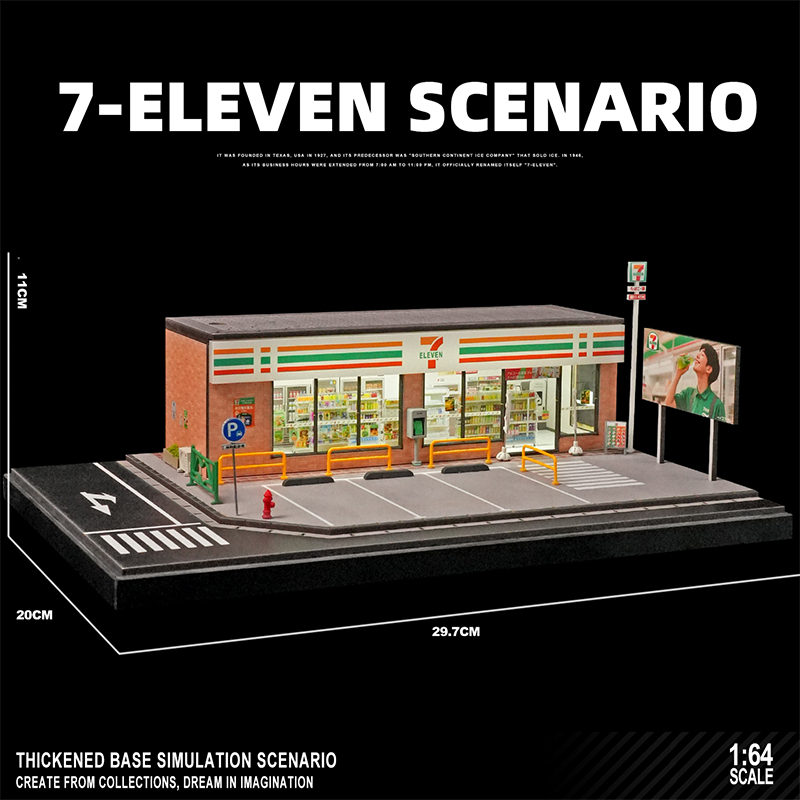 Mô hình Diorama Cửa hàng tiện lợi 7Eleven