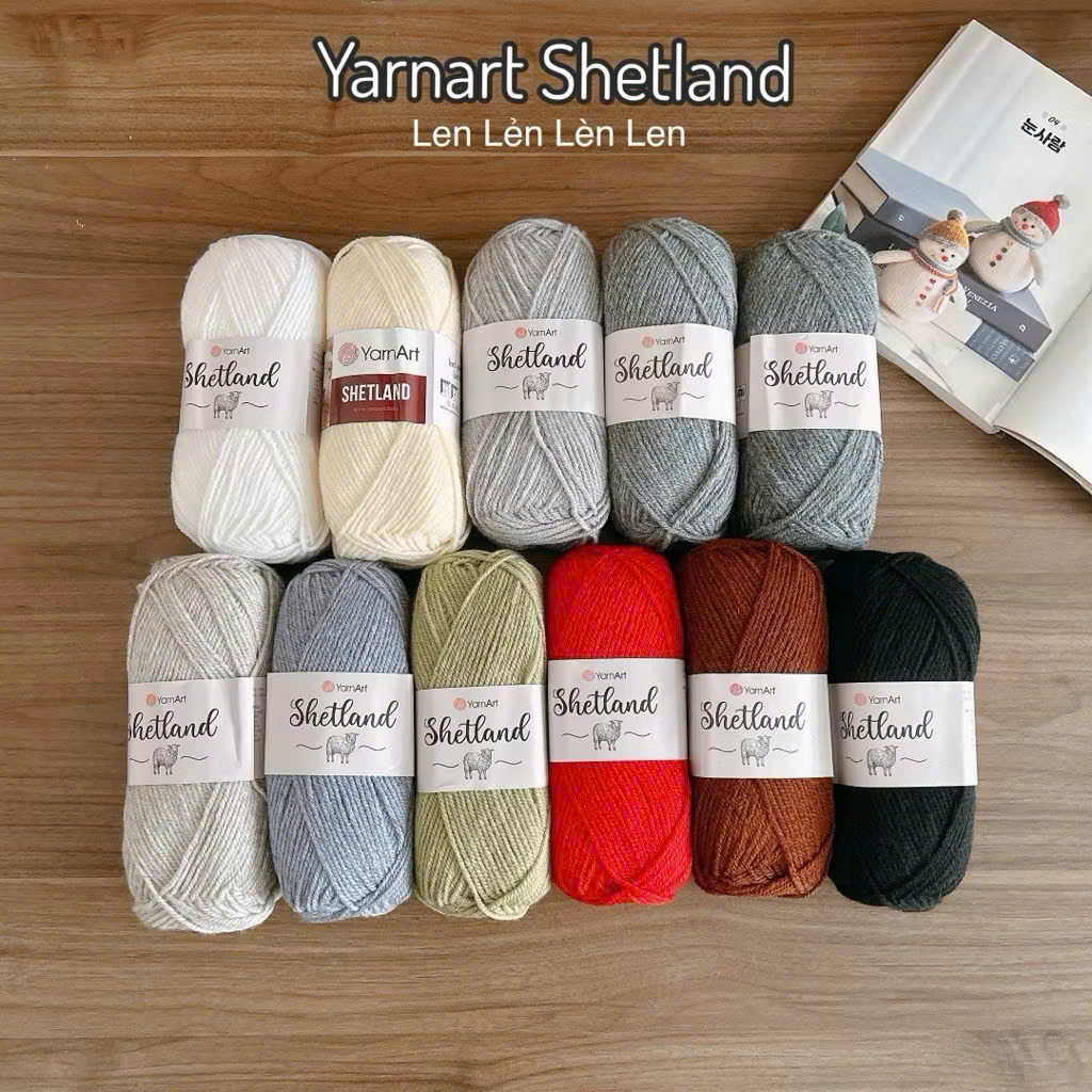 Len Yarnart Shetland-len lông cừu
