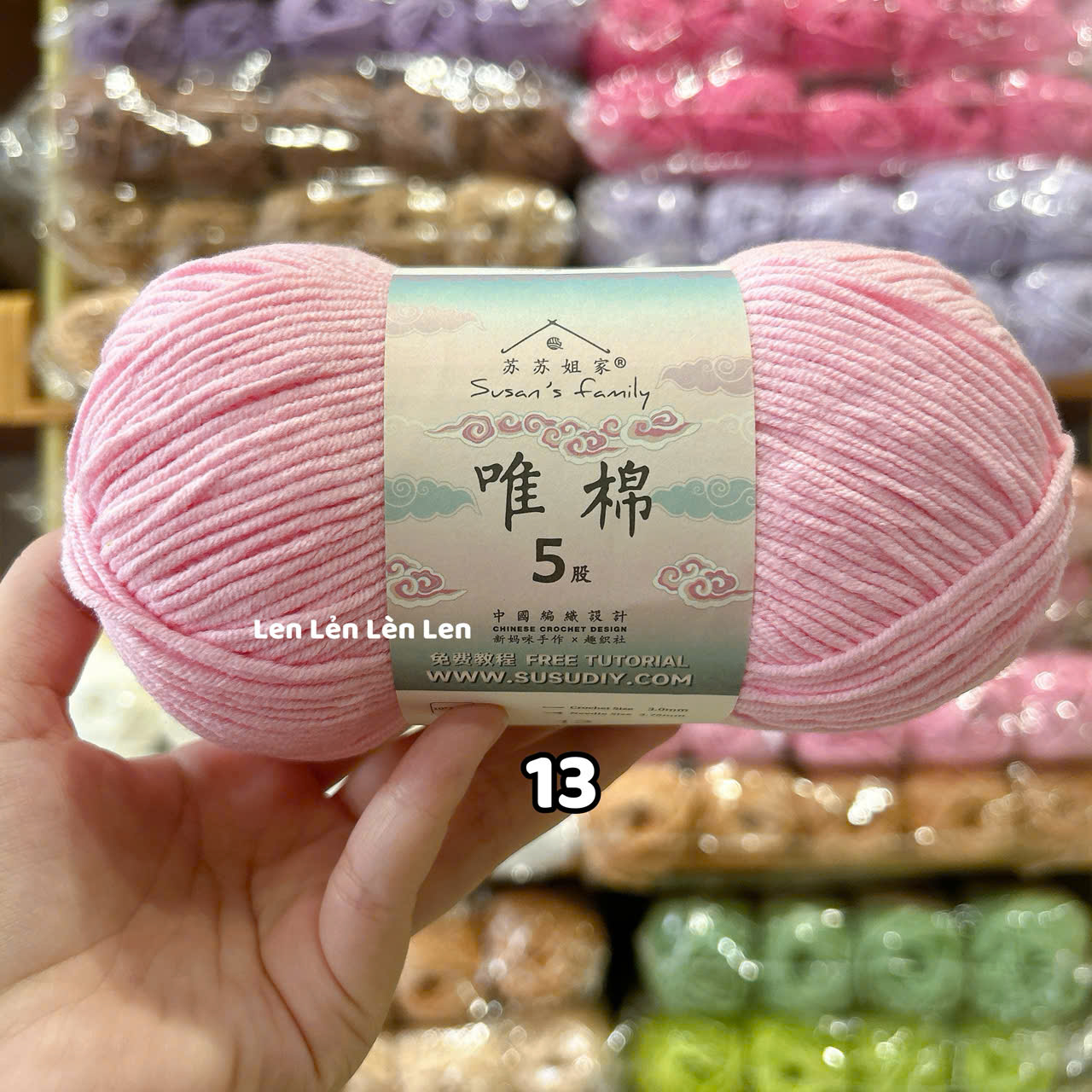 Len Susan Family 5 Nội Địa Trung-cuộn 100g (loại 1)