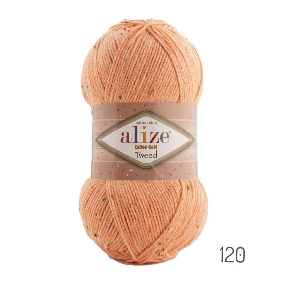 Len Alize Cotton Gold Tweed