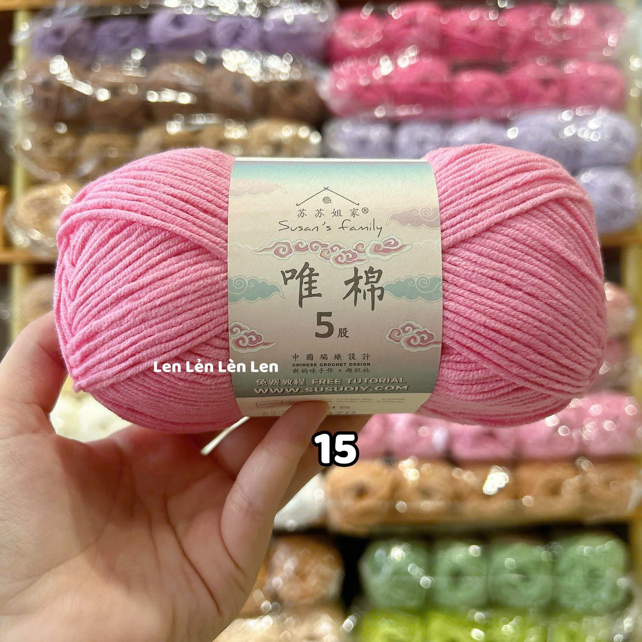 Len Susan Family 5 Nội Địa Trung-cuộn 100g (loại 1)