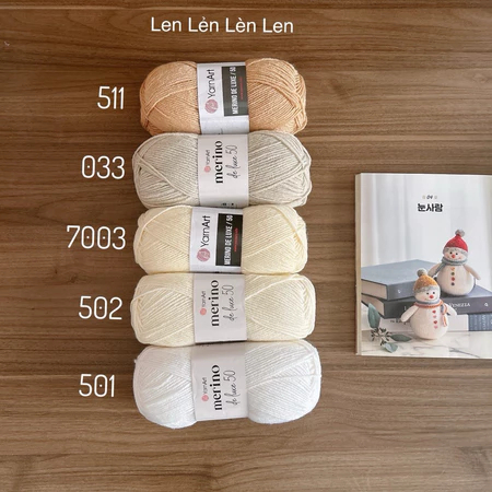 Len Yarnart Merino Deluxe 50
