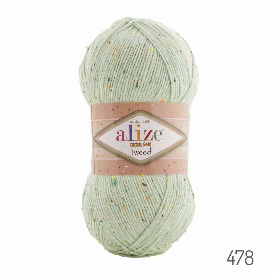 Len Alize Cotton Gold Tweed