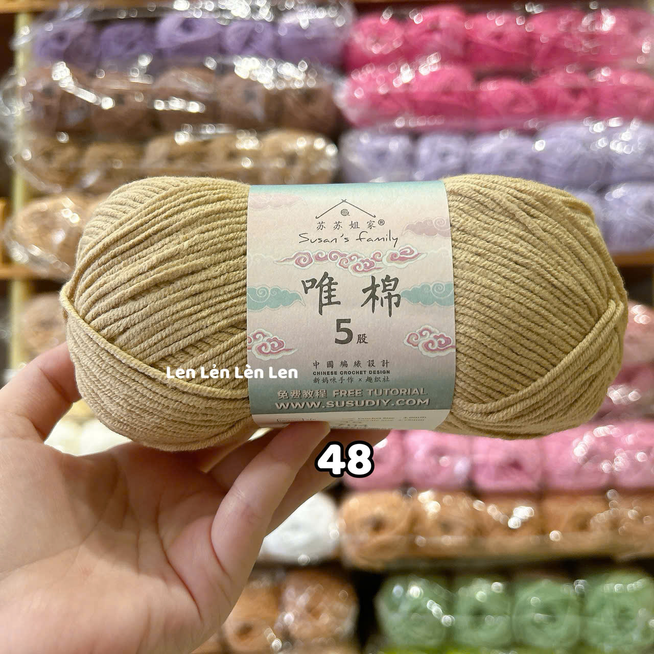 Len Susan Family 5 Nội Địa Trung-cuộn 100g (loại 1)