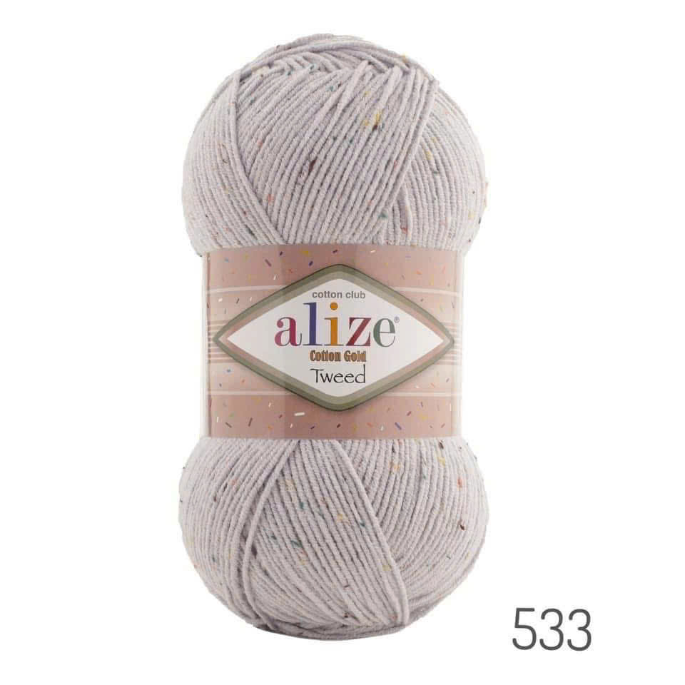 Len Alize Cotton Gold Tweed