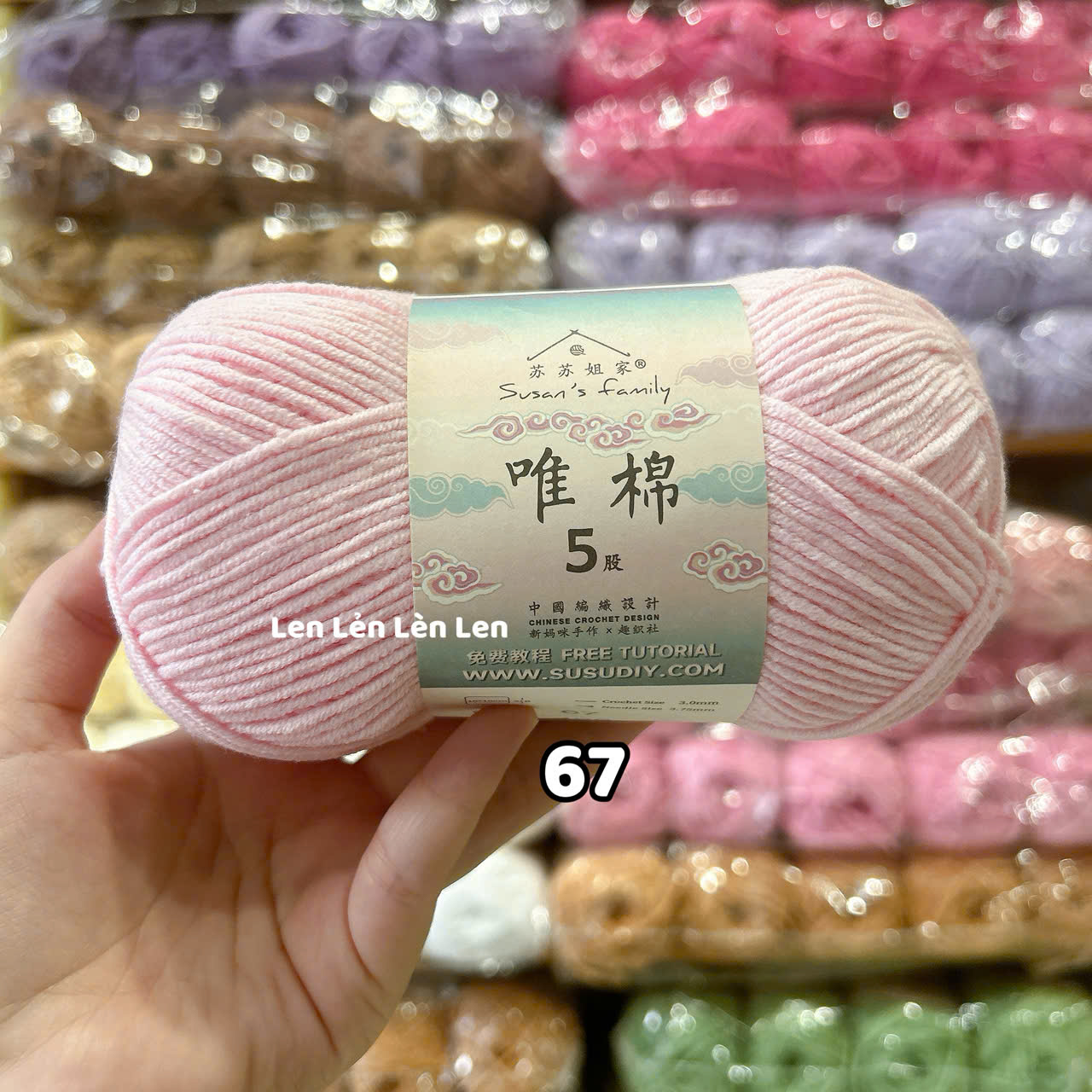 Len Susan Family 5 Nội Địa Trung-cuộn 100g (loại 1)