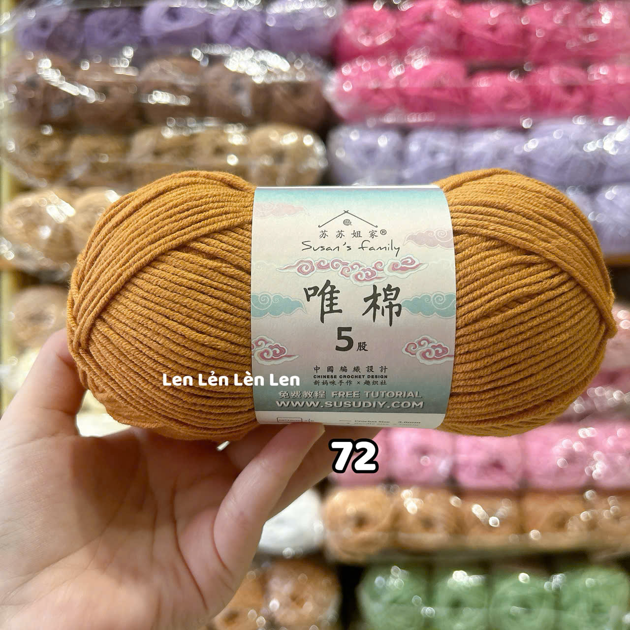 Len Susan Family 5 Nội Địa Trung-cuộn 100g (loại 1)