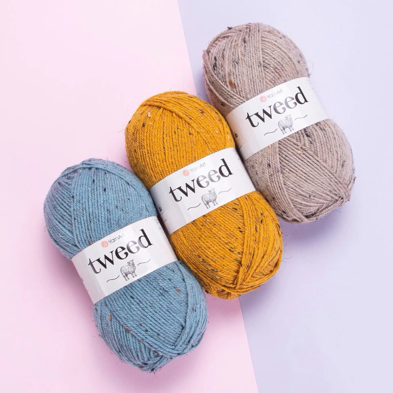Len Yarnart Tweed - len lông cừu