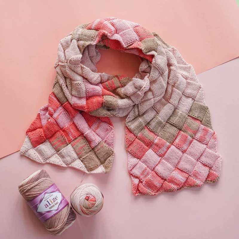 Len Alize Cotton Gold Batik