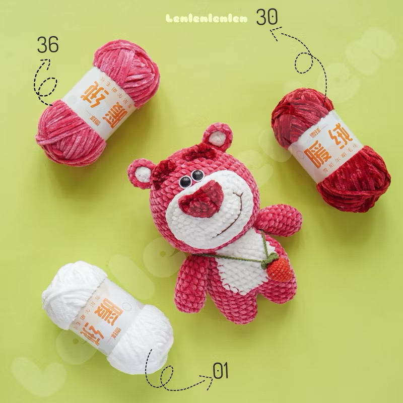 LEN NHUNG CHENILLE 100G