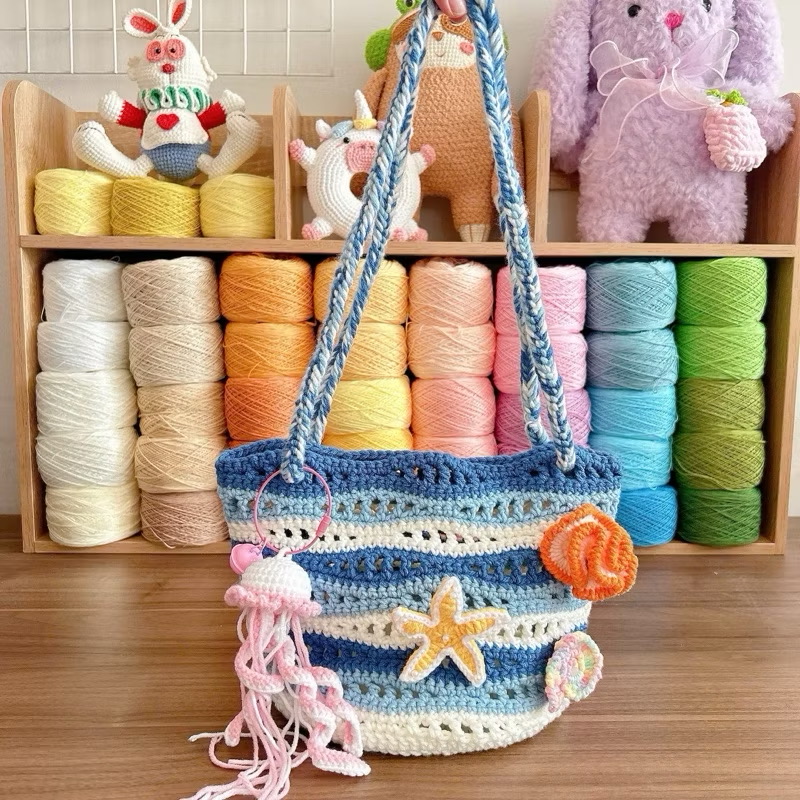 LEN YAOH WOOL 100G – Len Sợi To Móc Khăn, Mũ, Áo