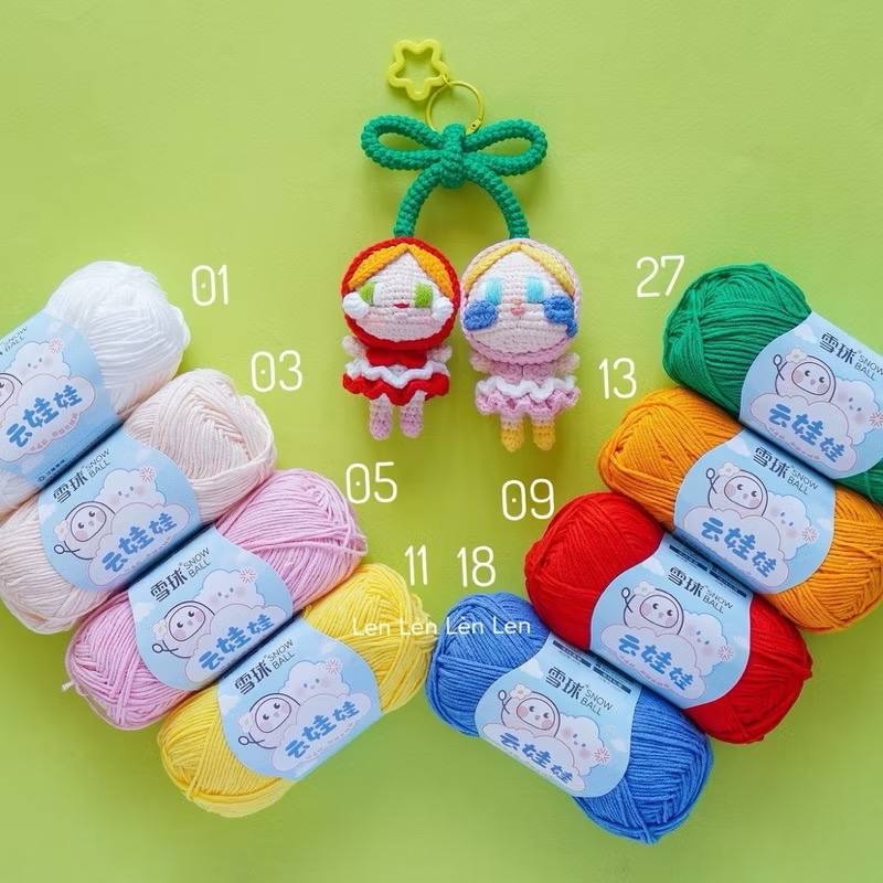 LEN BABY YARN SNOWBALL 40g