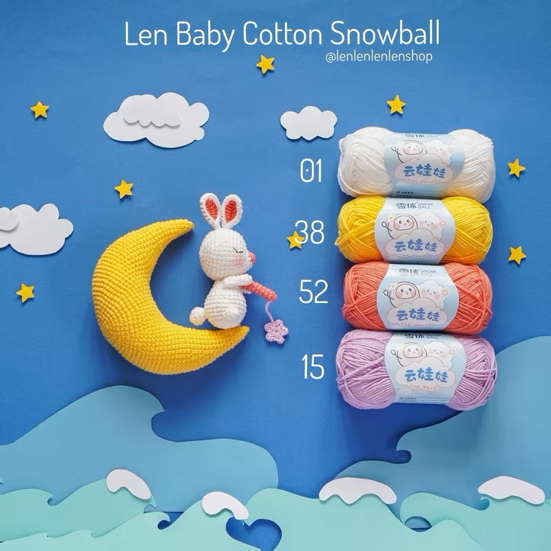 LEN BABY YARN SNOWBALL 40g