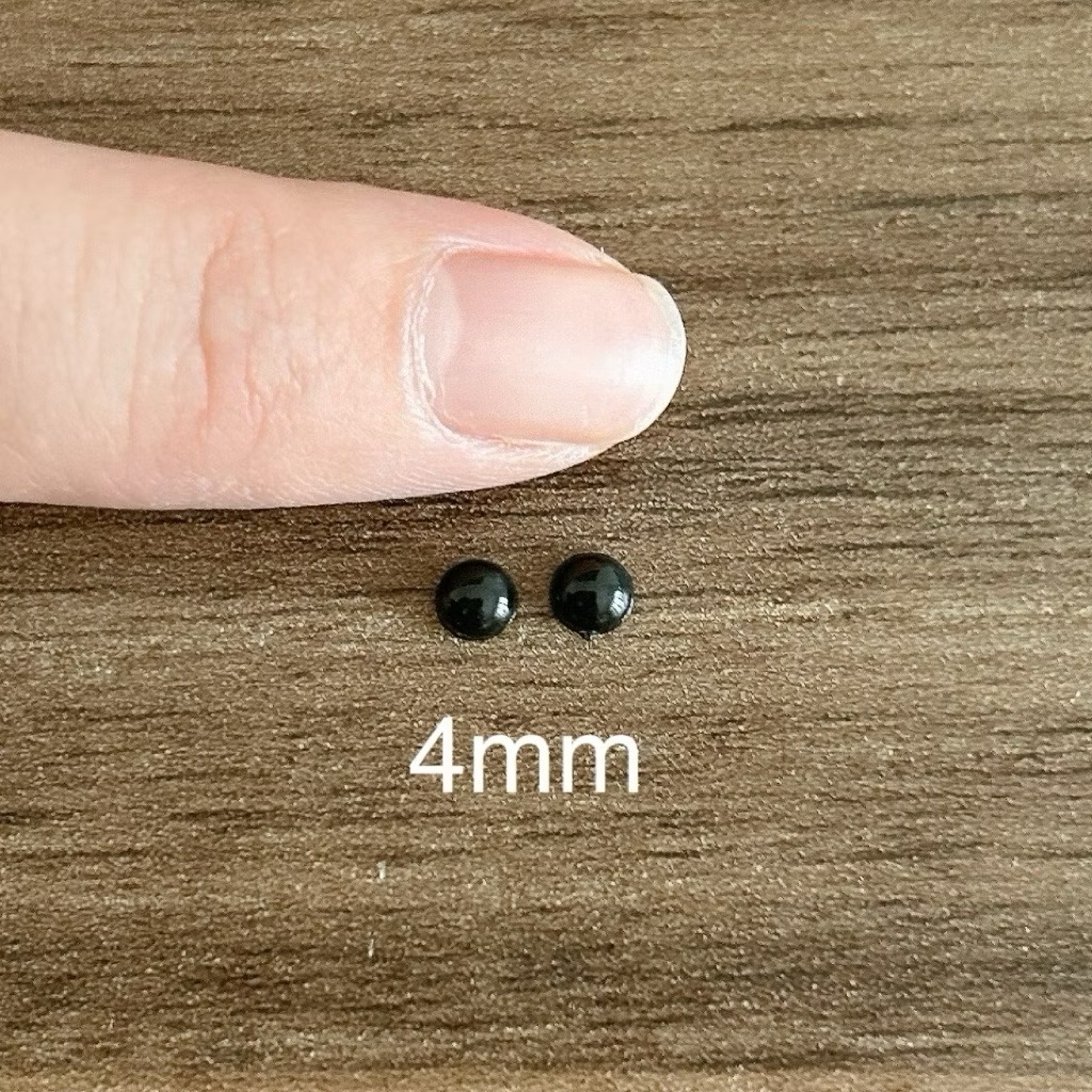 [Túi 5 cặp] Mắt Dán Thú Bông, mắt tròn, mắt oval (không kèm chốt)